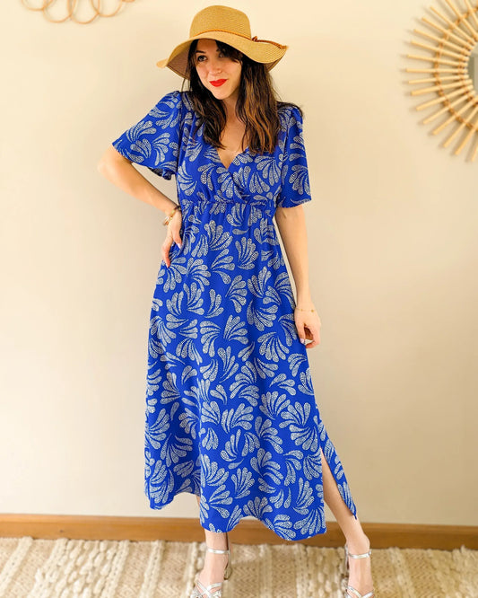 Robe longue à motifs - Marianic