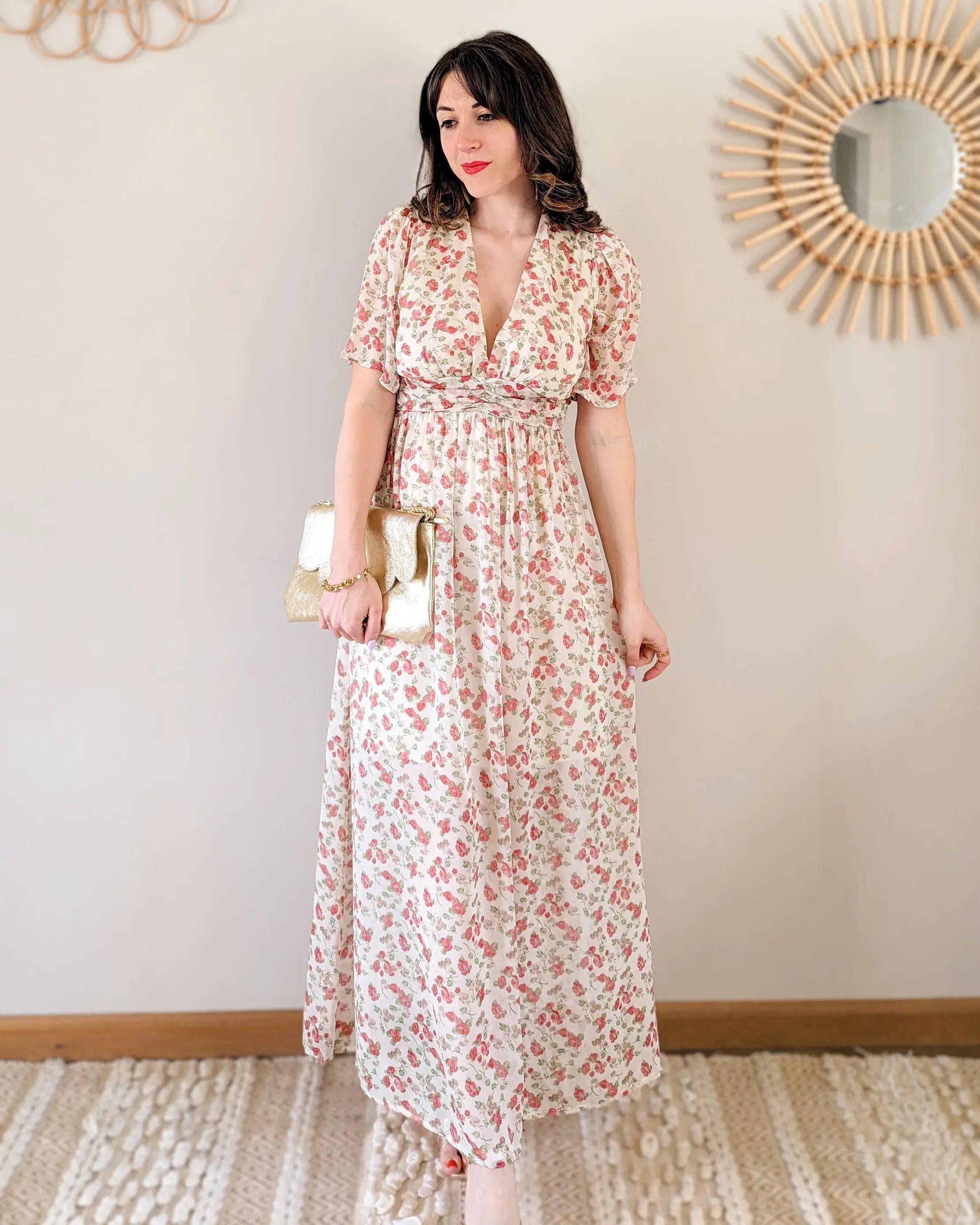 Robe longue fleurie Rosie – Garochic