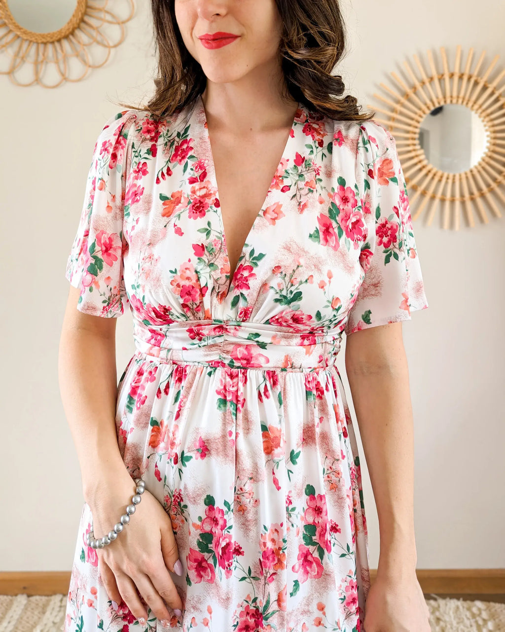 Robe longue fleurie - Lylia