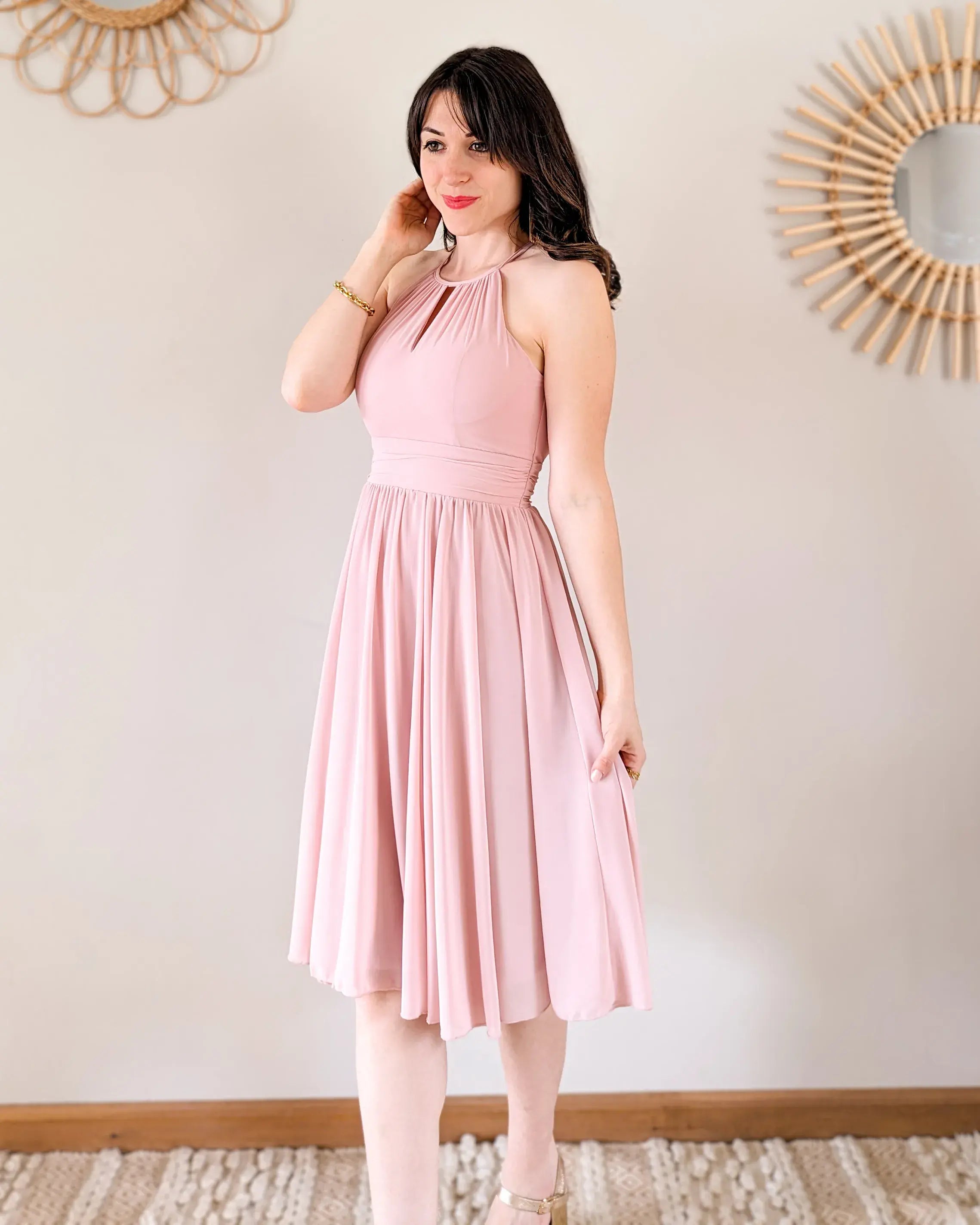 Robe courte rose - Harmonie