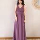 Robe longue - Prune