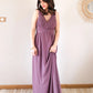 Robe longue - Prune