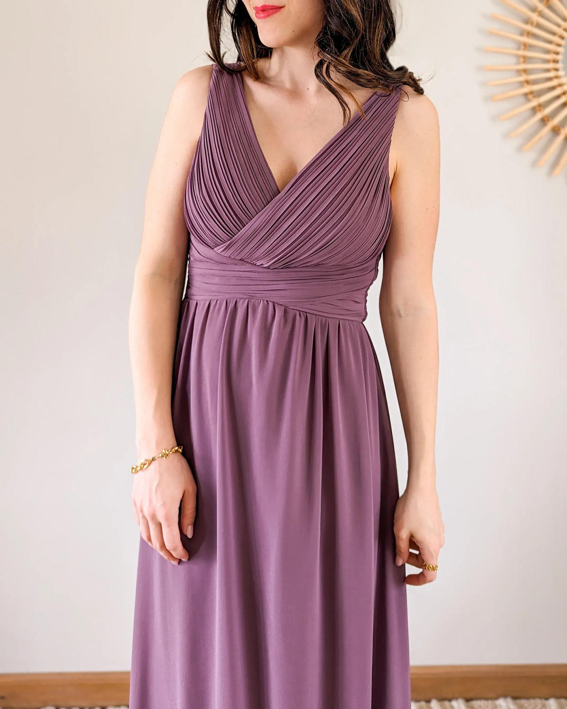 Robe longue Prune Garochic