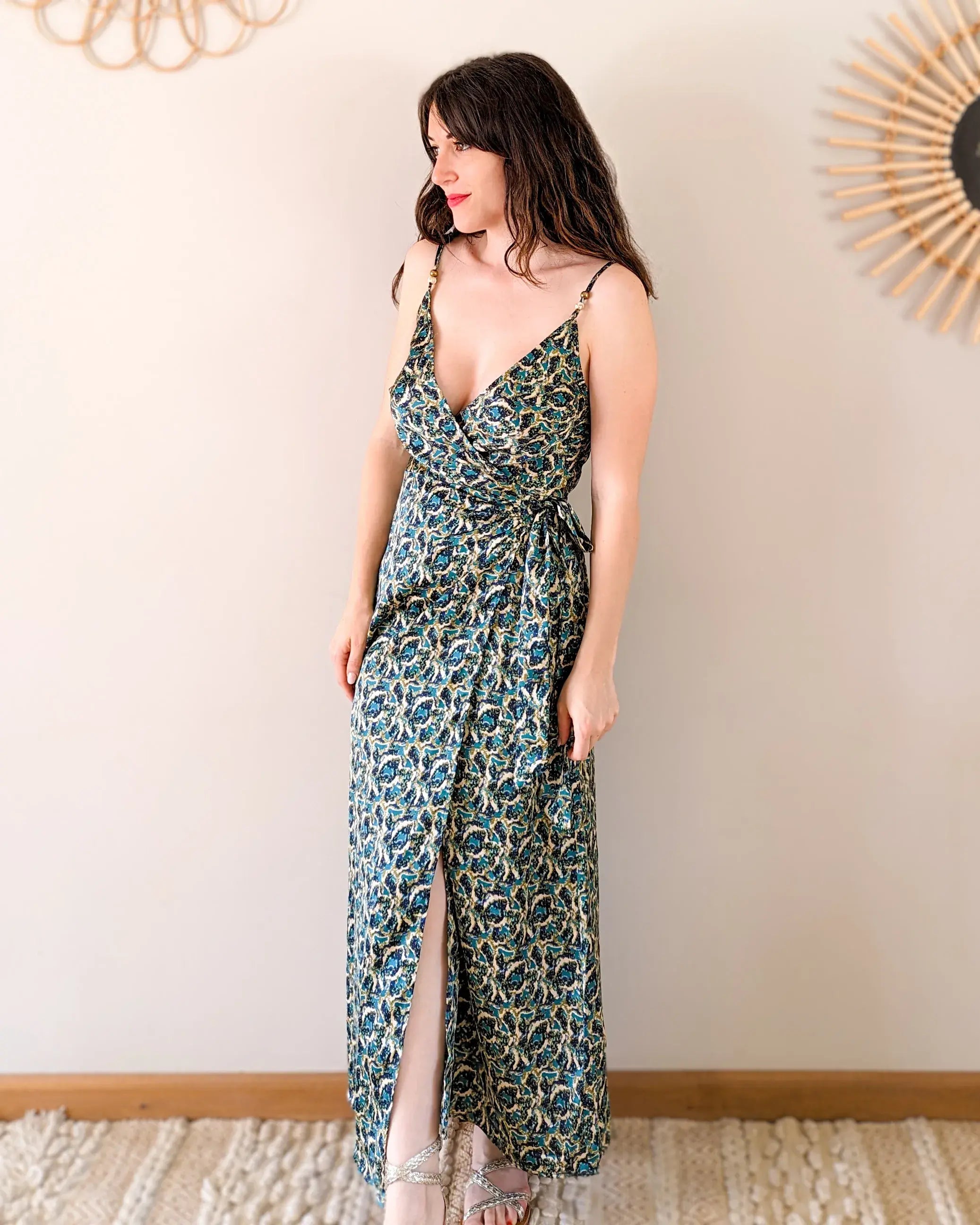 Robe longue satinée - Rio