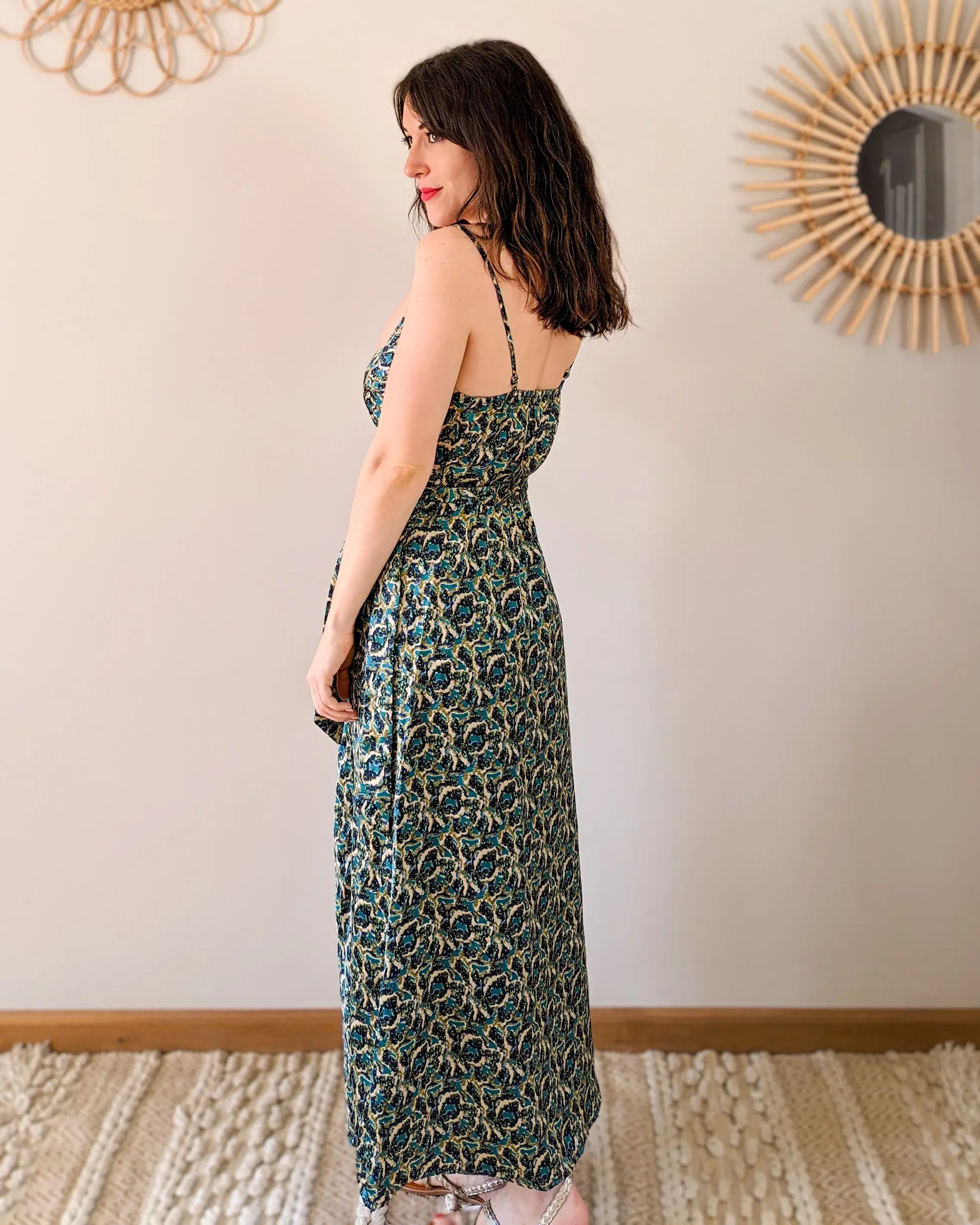 Robe longue satinée - Rio