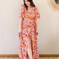 Robe longue fleurie - Angélique