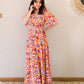 Robe longue fleurie - Angélique