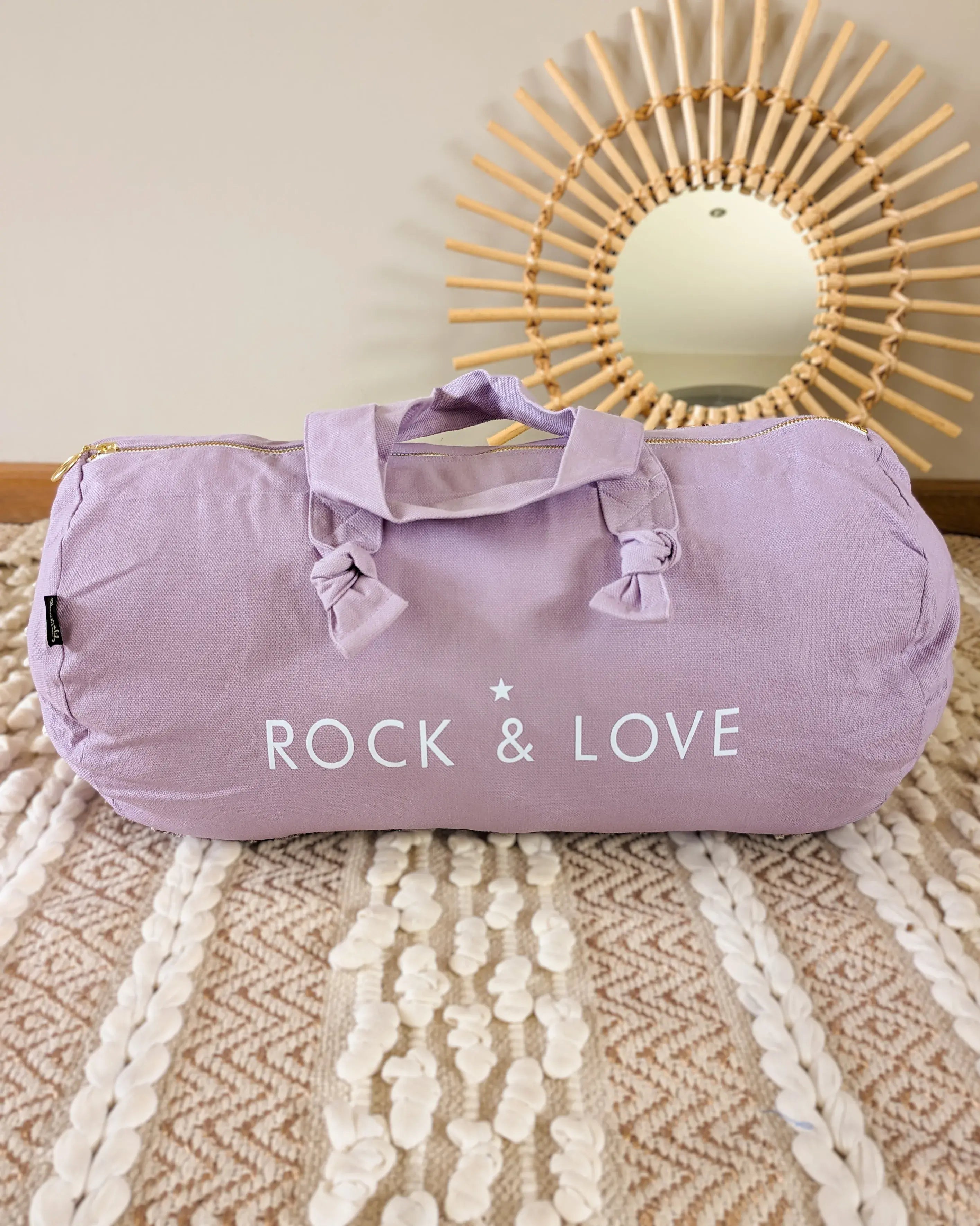 Sac polochon lilas Marcel & Lily - Rock & Love