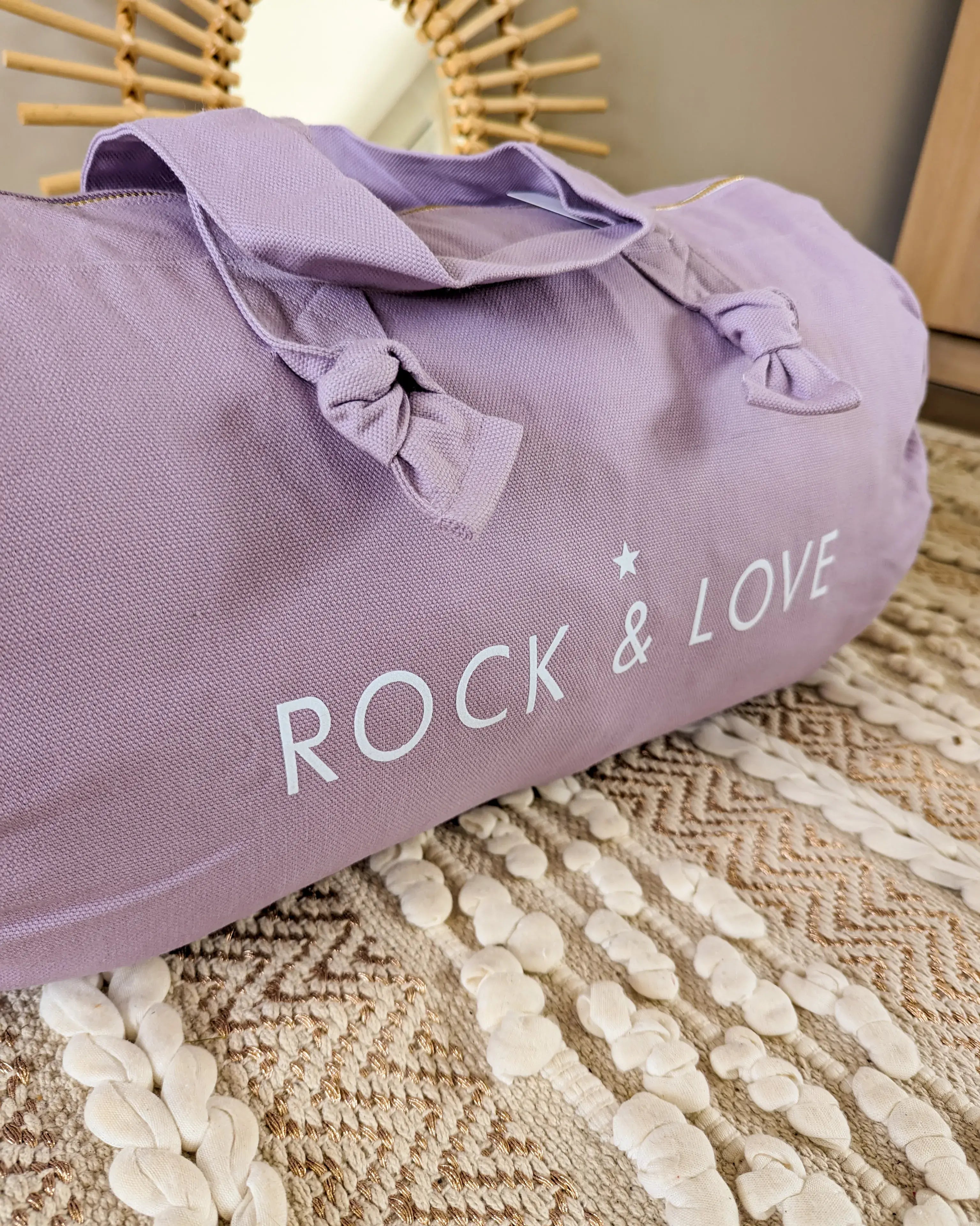 Sac polochon lilas Marcel & Lily - Rock & Love