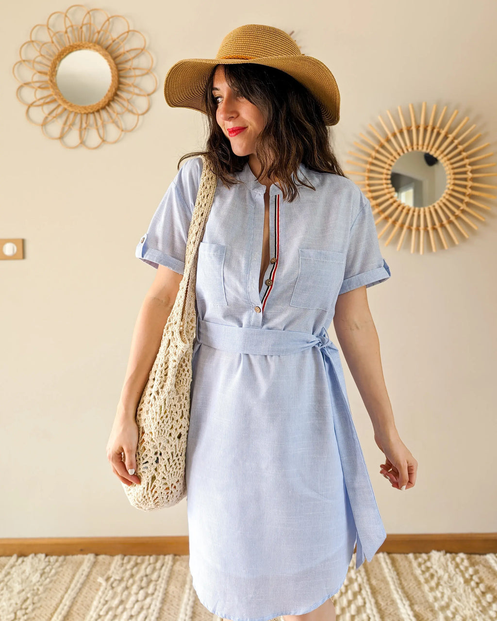 Robe chemise courte - Lise