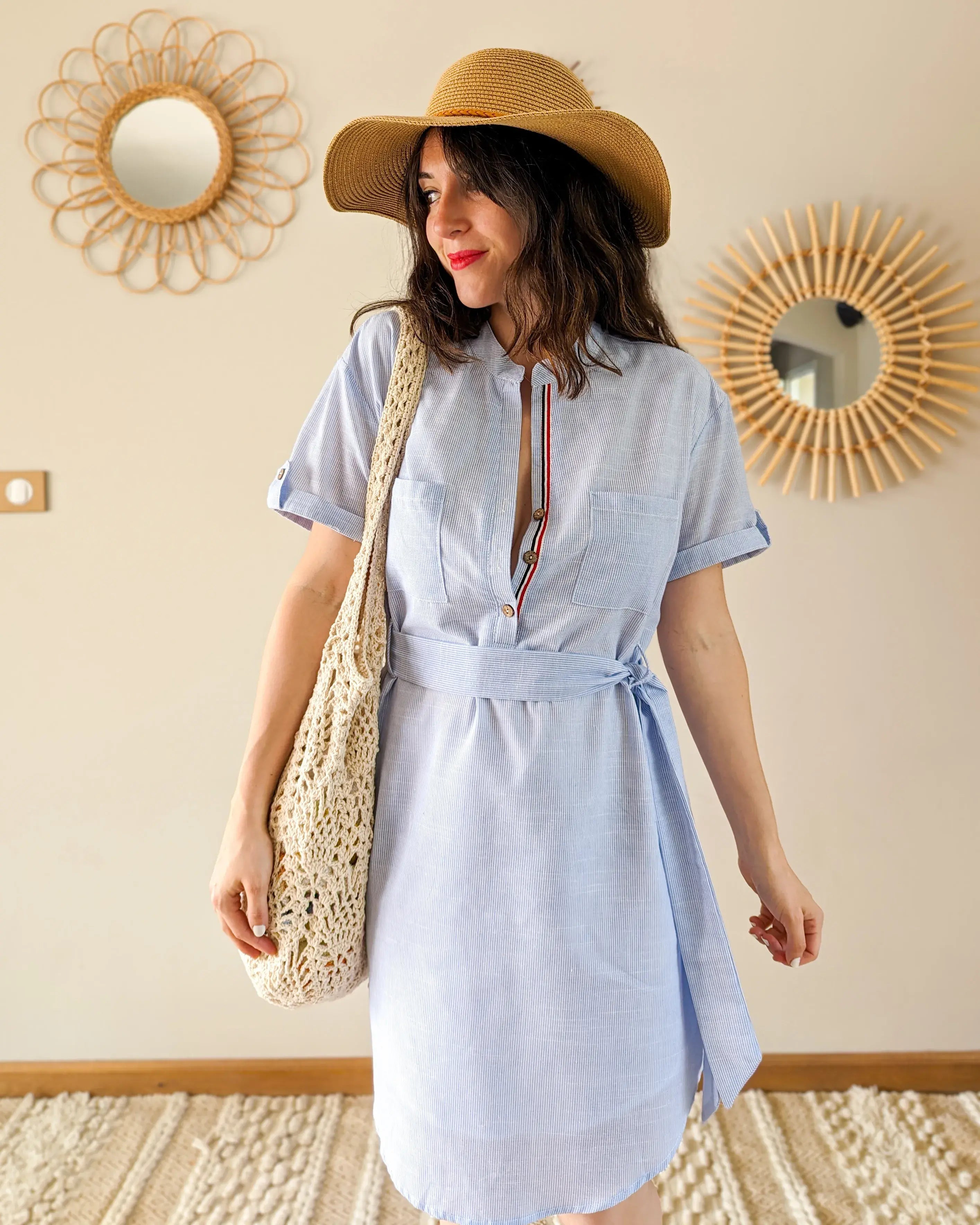 Robe chemise courte - Lise