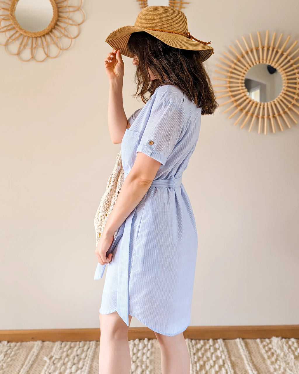 Robe chemise courte - Lise