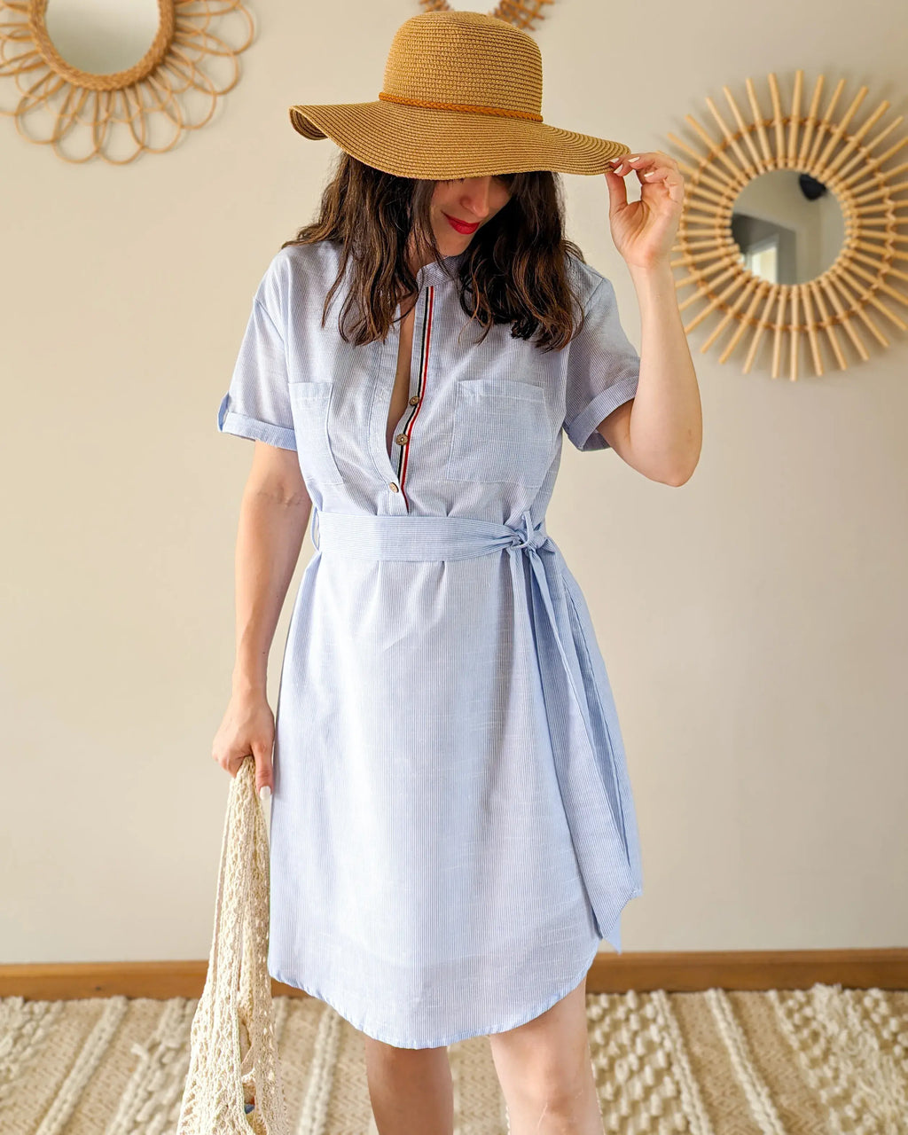 Robe chemise courte - Lise