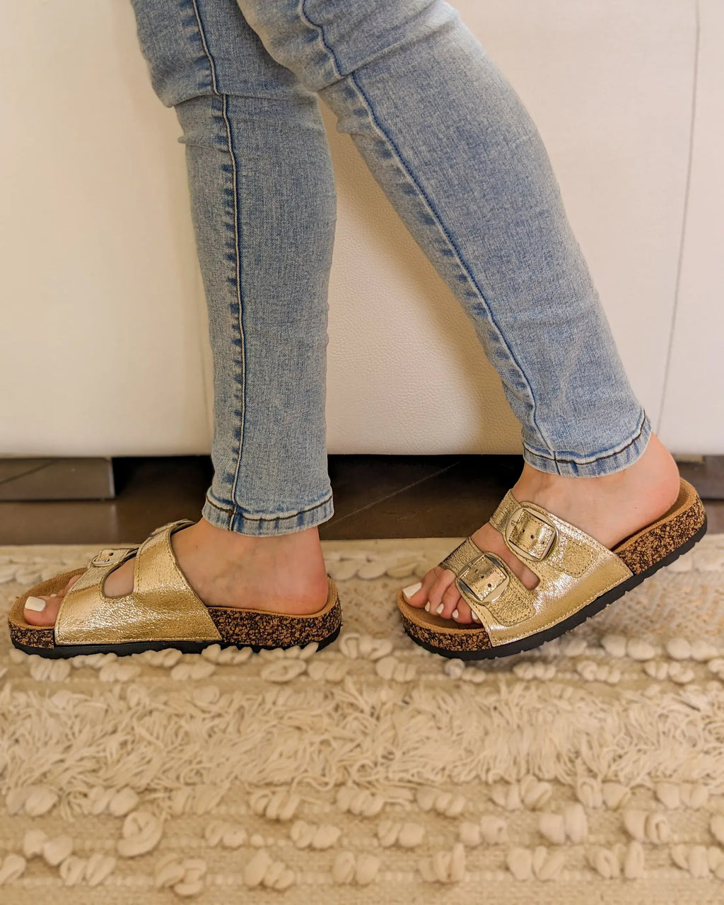 Mules dorées - Gilda