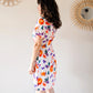 Robe chemise fleurie - Claudia