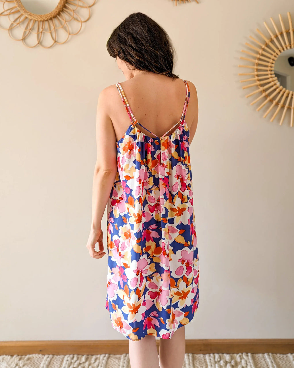 Robe courte fleurie - Floriane