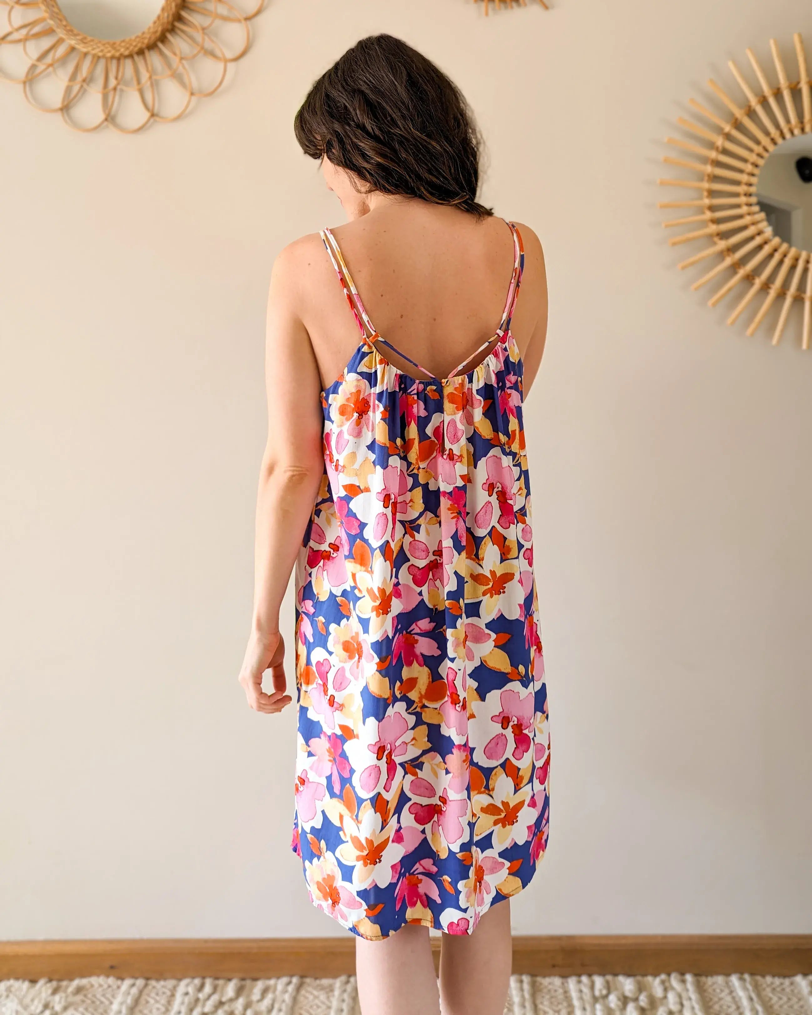 Robe courte fleurie - Floriane