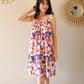 Robe courte fleurie - Floriane