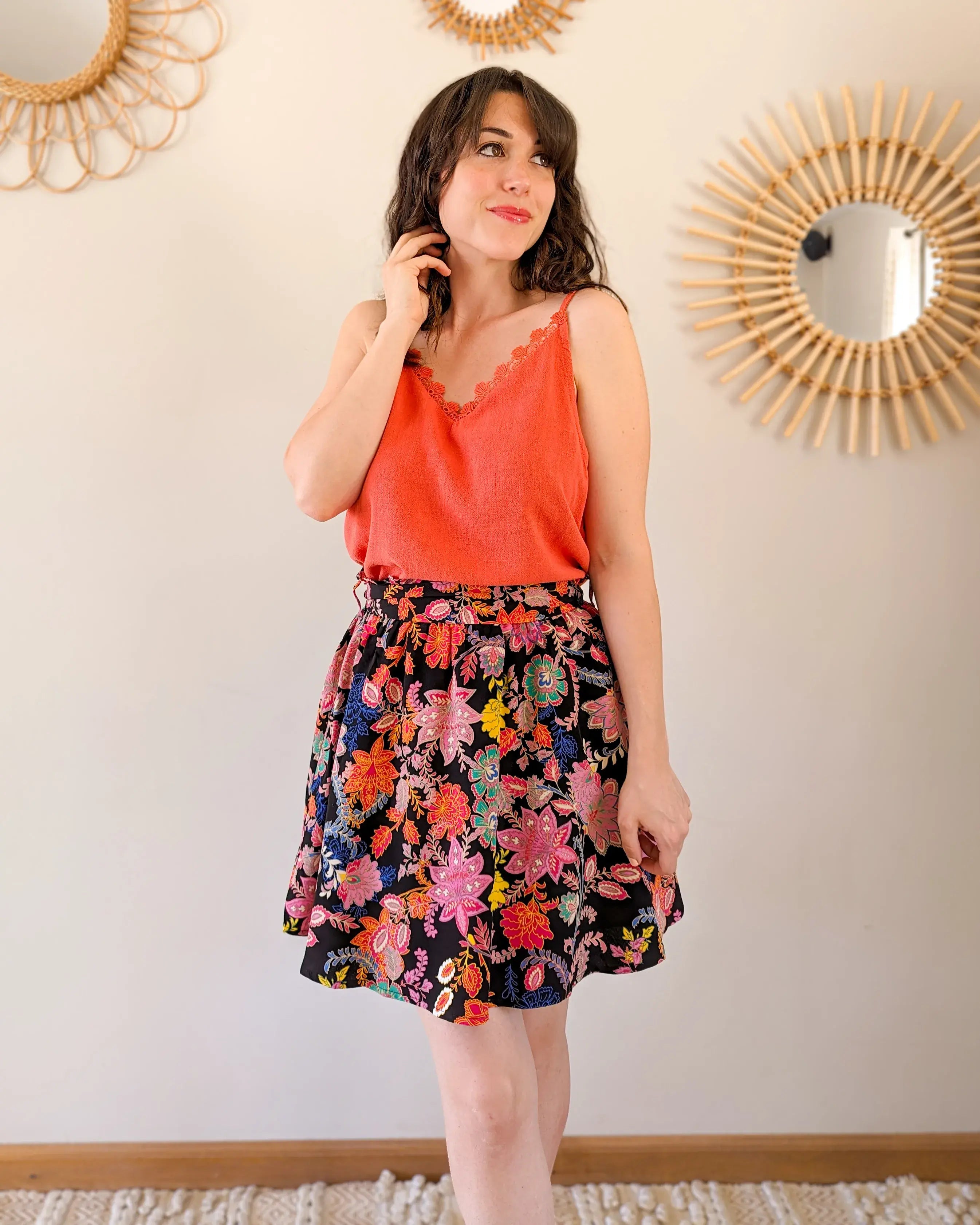 Jupe fleurie - Frana