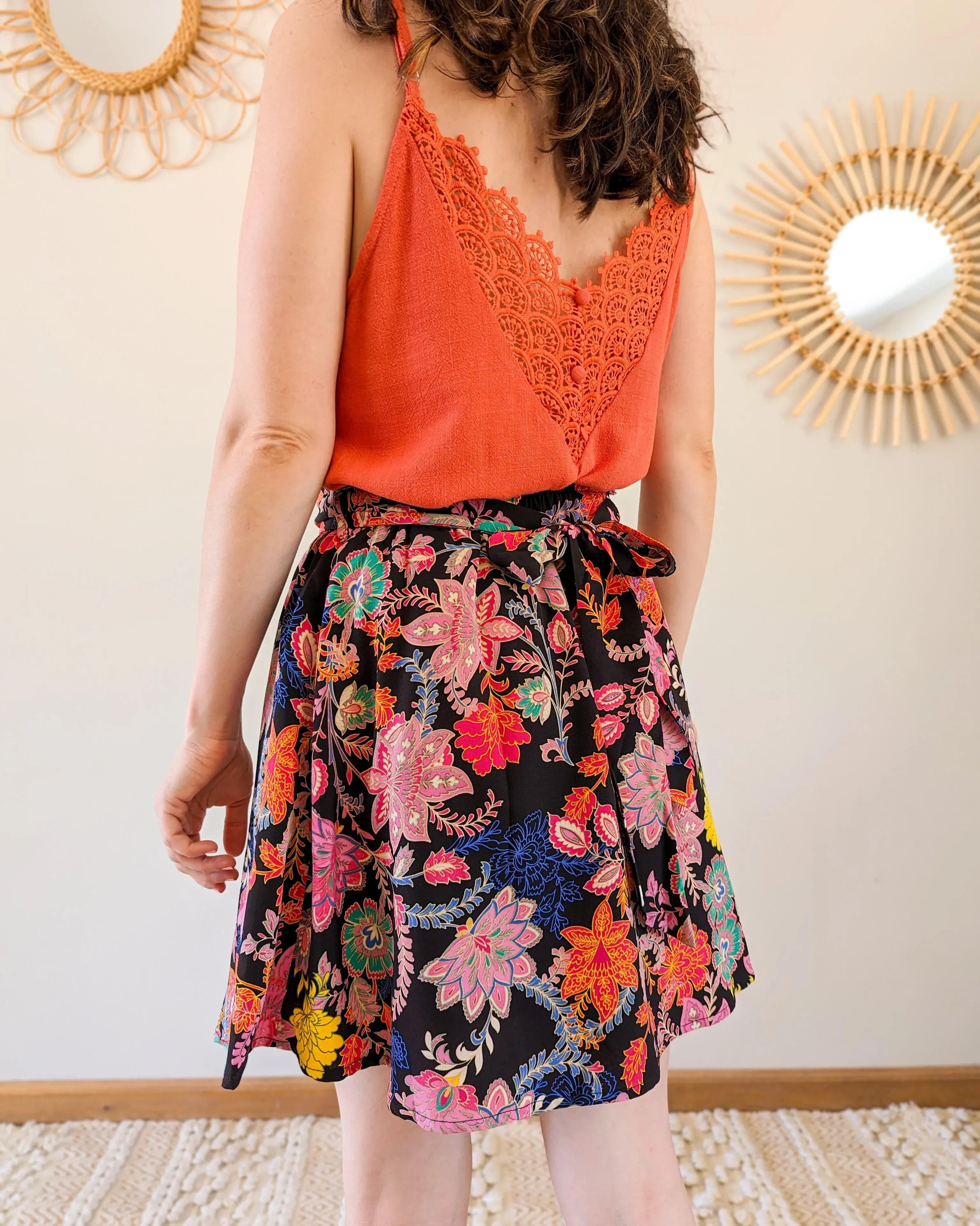 Jupe fleurie - Frana