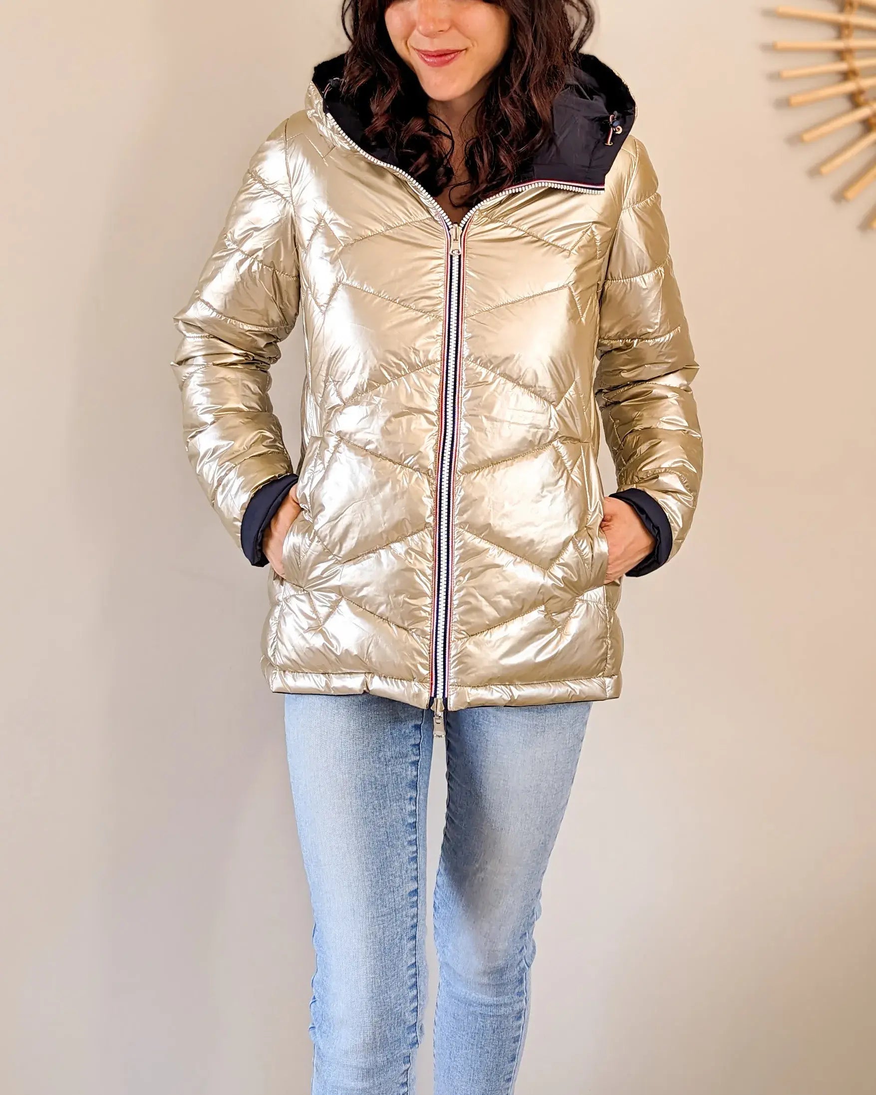 Doudoune doree clearance