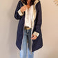 Imperméable réversible Laura Jo marine/dorée - Elena longue