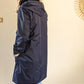 Imperméable réversible Laura Jo marine/dorée - Elena longue