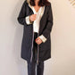 Imperméable réversible Laura Jo noire/dorée - Elena longue