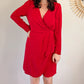 Robe courte rouge - Armelle