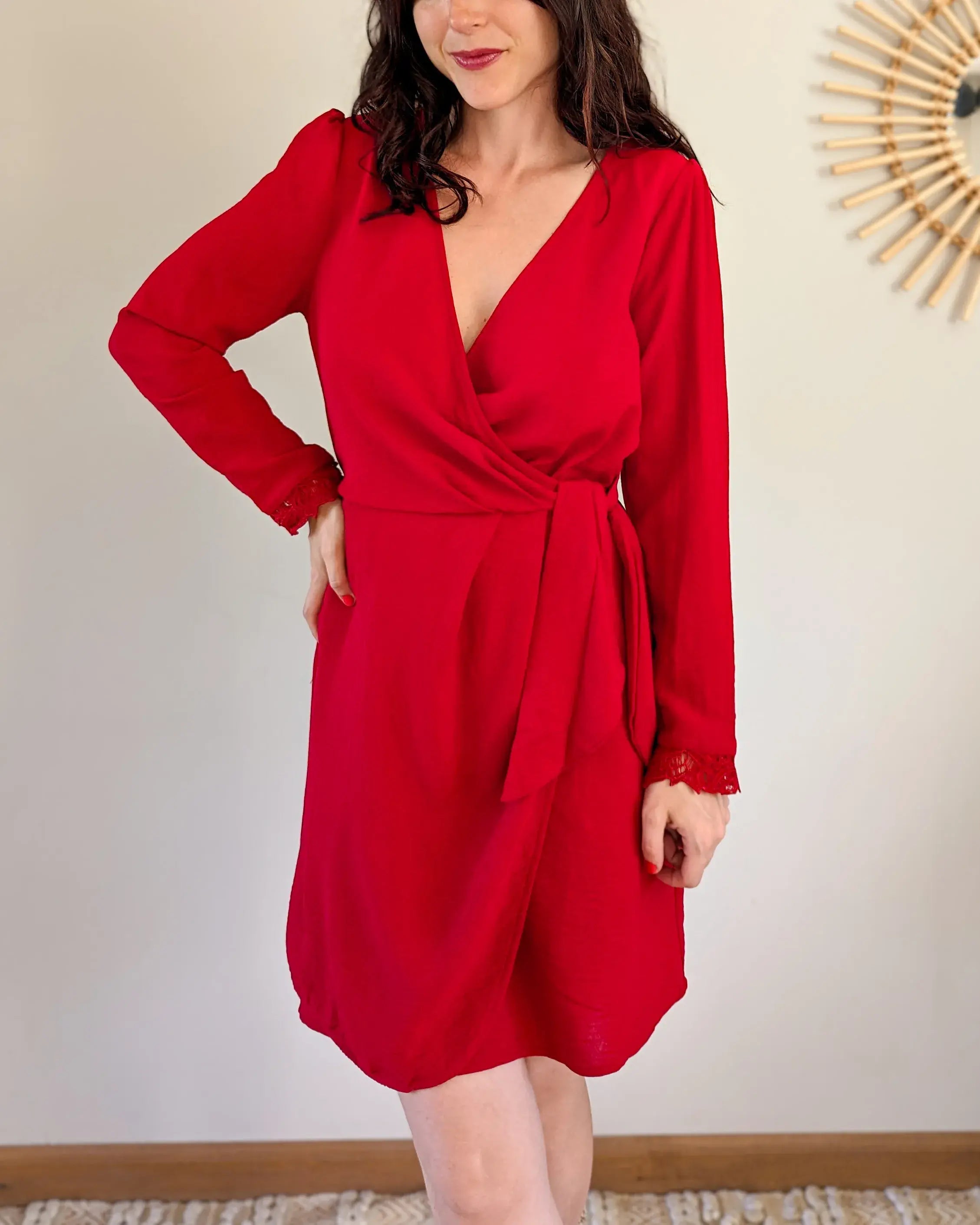 Robe courte rouge - Armelle