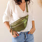 Sac banane en cuir - Chuck kaki