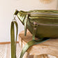 Sac banane en cuir - Chuck kaki