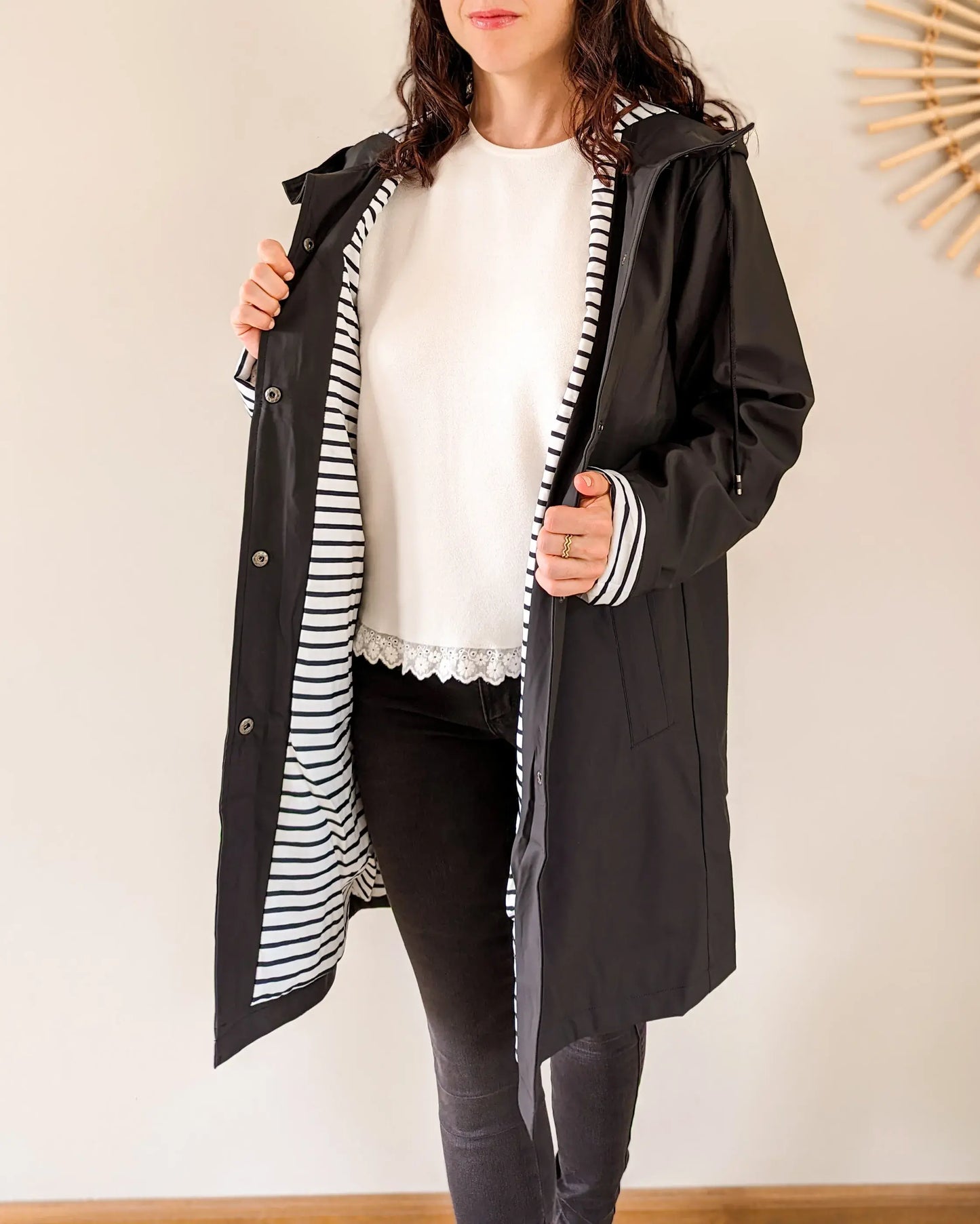 Ciré imperméable noir - Morgan