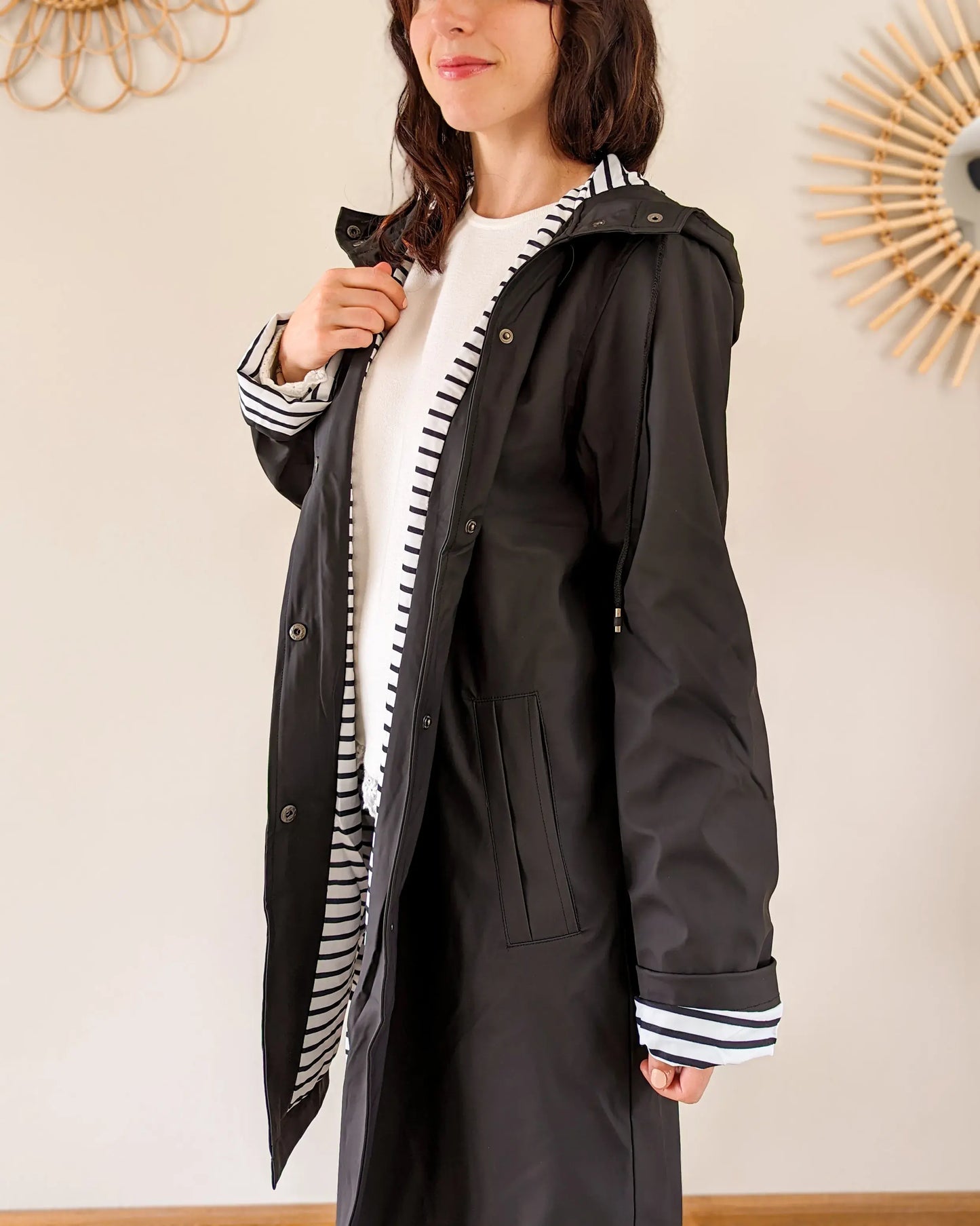 Ciré imperméable noir - Morgan