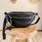 Sac banane en cuir - Chuck noir
