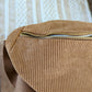 Sac banane en velours côtelé Ciao Boum - Masha camel