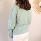 Pull - Maddy vert d'eau chiné