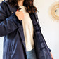 Ciré fourré imperméable - Marceau marine