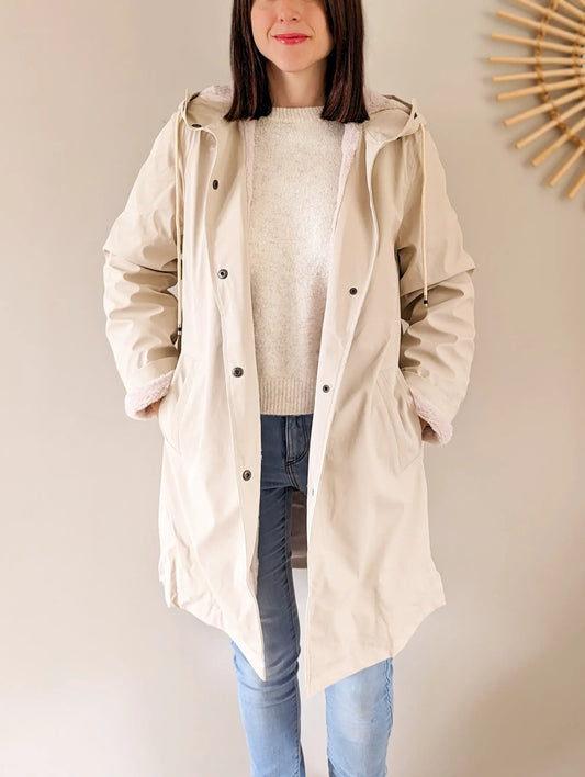 Ciré fourré imperméable - Marceau beige