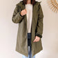 Ciré fourré imperméable - Marceau kaki