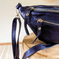 Sac banane en cuir - Chuck marine