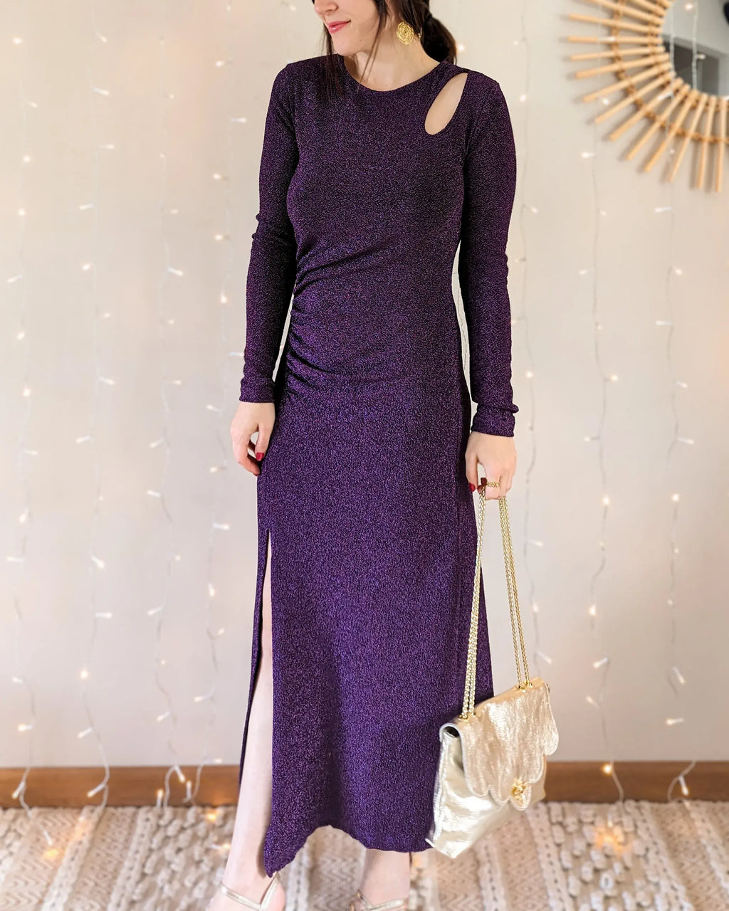 Robe violette - Scarlett
