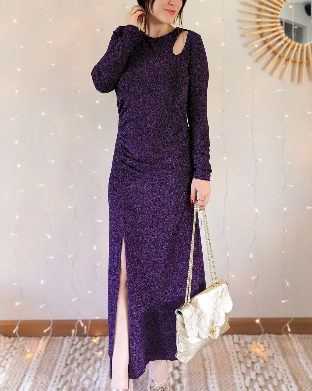 Robe violette - Scarlett
