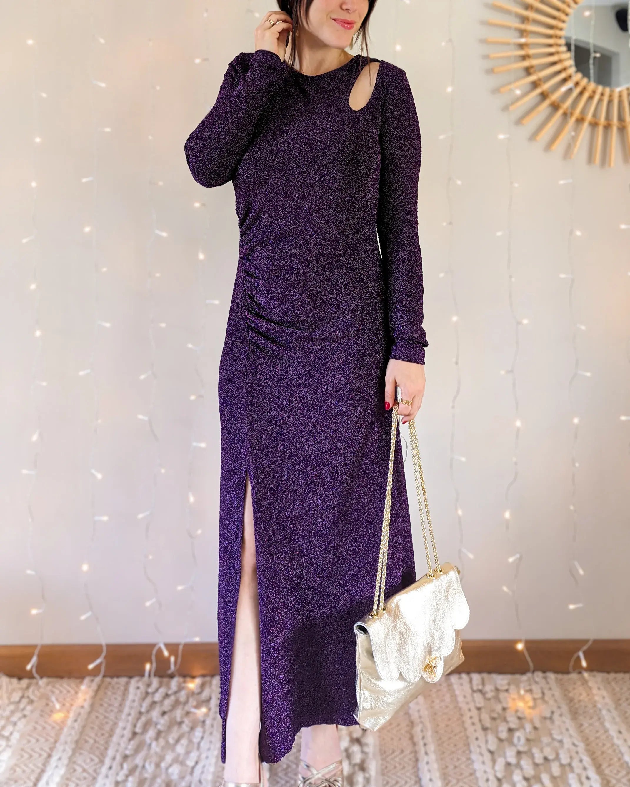 Robe violette - Scarlett