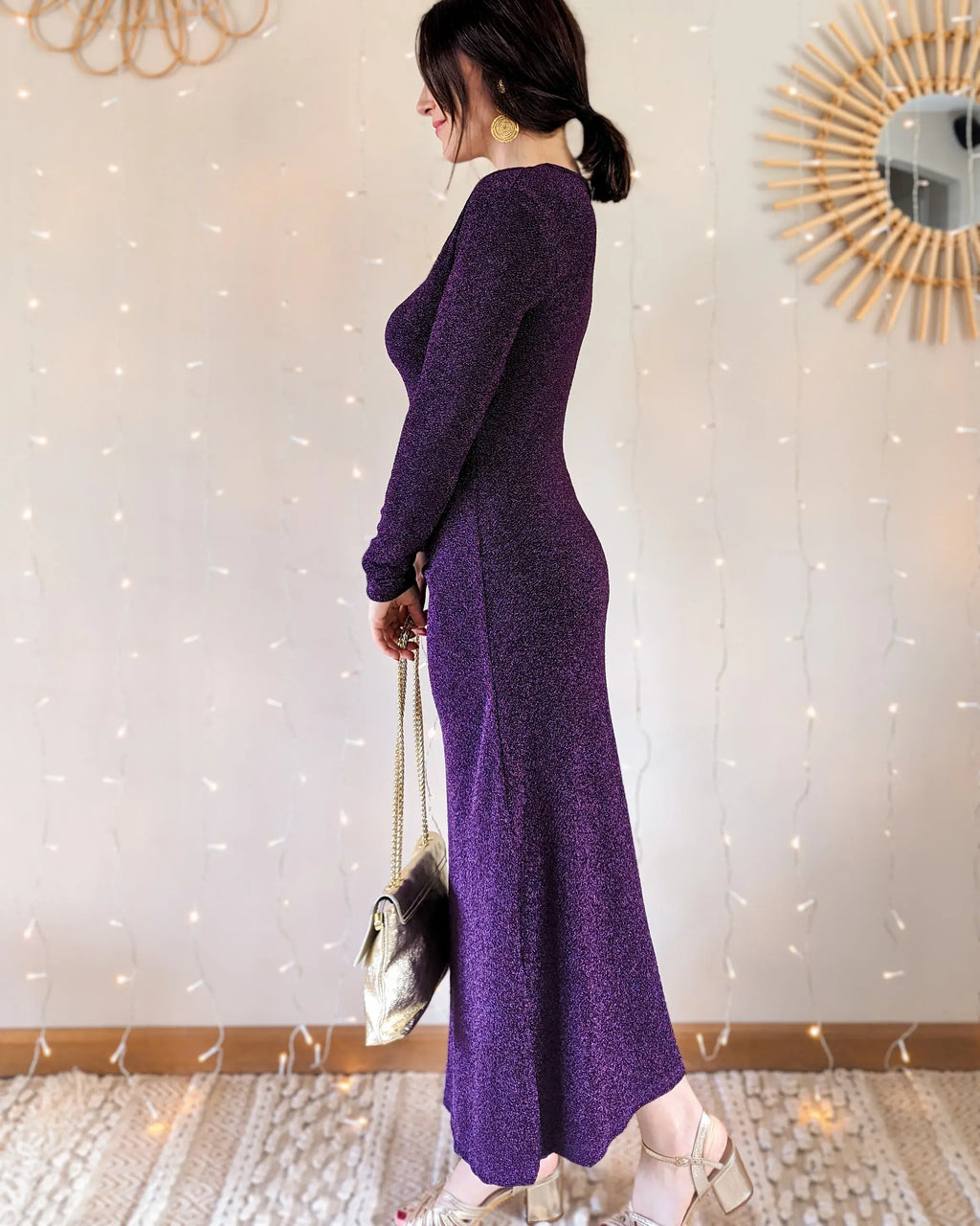Robe violette - Scarlett