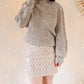 Jupe à sequins - Calia beige