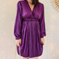 Robe plissée violette - Wendy