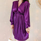 Robe plissée violette - Wendy