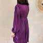 Robe plissée violette - Wendy