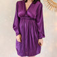 Robe plissée violette - Wendy